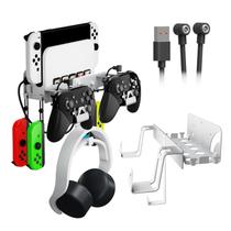 Kit de montagem em parede para Nintendo Switch e Switch OLED com suporte PS5 Kit de montagem em parede para Nintendo Switch e Switch OLED com suporte PS5