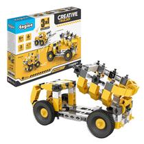 Kit de Montagem Engino Caminhão Basculante Brinquedo STEM 3 em 1 Kit de Montagem Engino Caminhão Basculante Brinquedo STEM 3 em 1