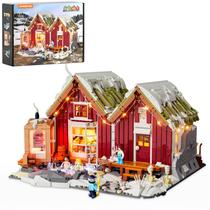 Kit de Montagem Lumibricks Cabana Spa 2235 Peças com Luzes LED Kit de Montagem Lumibricks Cabana Spa 2235 Peças com Luzes LED