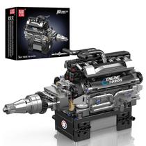 Kit de Montagem Motor V12 Mould King 10205 com Blocos de Construção Kit de Montagem Motor V12 Mould King 10205 com Blocos de Construção