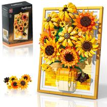 Kit de Montagem NightFlares Girassol com Luz LED 1011 Peças