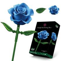 Kit de Montagem PLAYNENO Blocos de Flor Rosa Azul Kit de Montagem PLAYNENO Blocos de Flor Rosa Azul