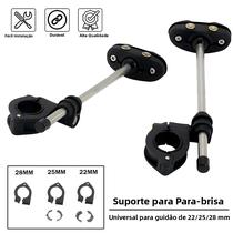Kit De Montagem Universal Ajustável Para Para-brisa De Motocicleta, Para Guidões De 22mm, 25mm E Kit De Montagem Universal Ajustável Para Para-brisa De Motocicleta, Para Guidões De 22mm, 25mm E