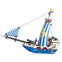 Kit de Montagem Xbert brix Modelo de Navio Pirata 366 peças Kit de Montagem Xbert brix Modelo de Navio Pirata 366 peças