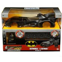 Kit de Montar Batmovel 1989 e Boneco Batman 1/24 Jada 30874 Kit de Montar Batmovel 1989 e Boneco Batman 1/24 Jada 30874