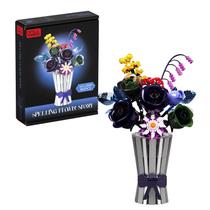 Kit de Montar Buquê de Flores BRICK HAMBURG 982 Peças DIY Kit de Montar Buquê de Flores BRICK HAMBURG 982 Peças DIY