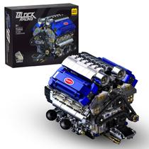 Kit de Montar UNCLE BRICK Motor V8 Motorizado 1288 Peças Kit de Montar UNCLE BRICK Motor V8 Motorizado 1288 Peças