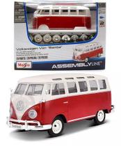Kit De Montar Volkswagen Kombi vermelha Maisto 1/25 Kit De Montar Volkswagen Kombi vermelha Maisto 1/25