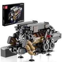 Kit de motor Mold King W16 Twin V8 Visible Car Motor 952 unidades - Mould King