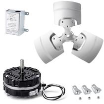 Kit de motor para ventilador de sótão Power Vent Criditpid, lâmina de 12" e 120 V