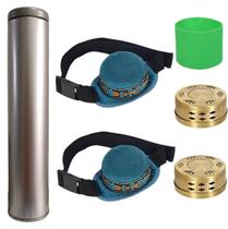 Kit de Moxibustión HORLORFE 6 Piezas con Caja de Moxa de Cobre sin Humo Kit de Moxibustión HORLORFE 6 Piezas con Caja de Moxa de Cobre sin Humo