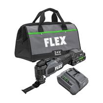 Kit de Multitool sem Fio 24V Brushless FLEX FX4111-1A Kit de Multitool sem Fio 24V Brushless FLEX FX4111-1A