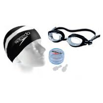 Kit De Natação 3 em 1 Swim Speedo - Preto Kit De Natação 3 em 1 Swim Speedo - Preto