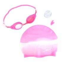Kit De Natação Com Óculos, Touca E Proteção De Ouvido Adulto 617895 Speedo