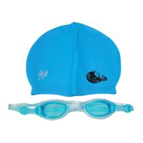 Kit De Natação Completo DM Splash Com Touca Siliconada Óculos Ajustável E Tampão De Ouvido Em Silicone E Estojo Para Armazenamento Kit De Natação Completo DM Splash Com Touca Siliconada Óculos Ajustável E Tampão De Ouvido Em Silicone E Estojo Para Armazenamento