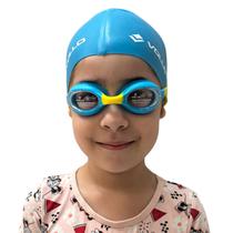 Kit de Nataçao Infantil Óculos Giant Dolphin e Touca de Silicone VN200-2 Azul Vollo Kit de Nataçao Infantil Óculos Giant Dolphin e Touca de Silicone VN200-2 Azul Vollo