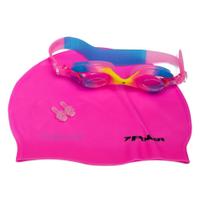 Kit de Natação Infantil Poker Orimos Jr Rosa