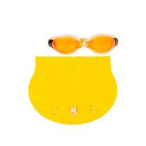Kit De Natação Óculos Touca Protetor De Ouvido E Nariz - Amarelo - Wellmix