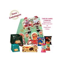 Kit de natal santa edwiges christmas dolls edição especial caixa gourmet