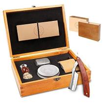 Kit de Navalha Reta Naked Armor 7/8" Aço Japonês