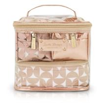 Kit de Necessaire com 4 pçs Glitz Jacki Design Dourado Kit de Necessaire com 4 pçs Glitz Jacki Design Dourado