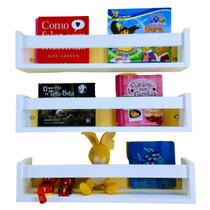 Kit De Nichos Infantis Para Quarto De Bebê Criança 3Pçs 40Cm Kit De Nichos Infantis Para Quarto De Bebê Criança 3Pçs 40Cm