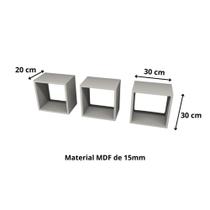 Kit de Nichos Multiuso Branco Kit de Nichos Multiuso Branco