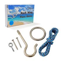 Kit de nylon Hook and Ring Toss Game Jac & Mok Steel