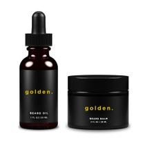 Kit de Óleo e Bálsamo para Barba Golden Grooming Co. - Para Homens