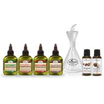 Kit de Óleos Capilares Difeel Hortelã, Vitamina E, Amêndoa e Semente de Uva Kit de Óleos Capilares Difeel Hortelã, Vitamina E, Amêndoa e Semente de Uva