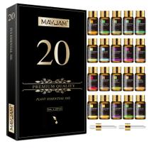 Kit de Óleos Essenciais MAYJAM 20x5 ml Kit Presente de Aromaterapia Kit de Óleos Essenciais MAYJAM 20x5 ml Kit Presente de Aromaterapia