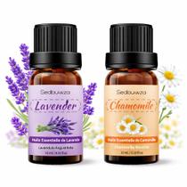 Kit de Óleos Essenciais Sedbuwza Lavanda e Camomila 2x10ml Kit de Óleos Essenciais Sedbuwza Lavanda e Camomila 2x10ml