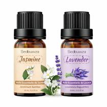 Kit de Óleos Essenciais Sedbuwza Lavanda Jasmim 2x10ml