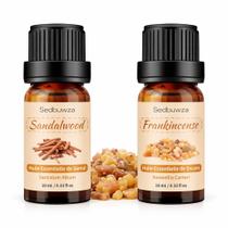 Kit de Óleos Essenciais Sedbuwza Sândalo e Olíbano 2x10ml