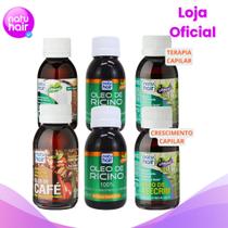 Kit de óleos Terapia Capilar + Crescimento Capilar Natuhair 60 ml Óleo de Coco + Rícino + Alecrim + Café Kit de óleos Terapia Capilar + Crescimento Capilar Natuhair 60 ml Óleo de Coco + Rícino + Alecrim + Café