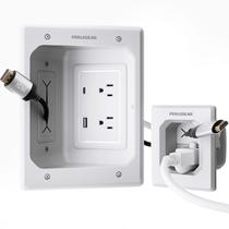 Kit de Organização de Cabos Perlegear com Ocultador de Cabo de Alimentação USB-C