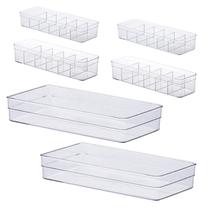 Kit de Organizadores Diamond para Gavetas do Closet e Armário - 6 pçs