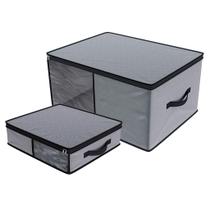 Kit de Organizadores para Guarda Roupa Cobertas e Lençóis - EURO HOME