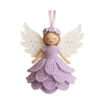 Kit De Ornamento De Crochê Menina Anjo, Artesanato Em Lã, Boneca Pendurada Para Árvore De Natal, Kit De Ornamento De Crochê Menina Anjo, Artesanato Em Lã, Boneca Pendurada Para Árvore De Natal,