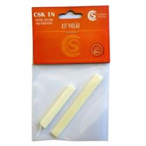 Kit de osso rastilho e Pestana nut violão nylon Custom Sound Kit de osso rastilho e Pestana nut violão nylon Custom Sound