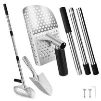 Kit de Pá para Areia GMGSJ em Aço Inoxidável para Detector de Metais