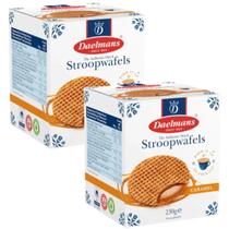 Kit de Pacote de Biscoito Waffles Holandês Caramelo Daelmans Stroopwafel 230g Importado Holanda Kit de Pacote de Biscoito Waffles Holandês Caramelo Daelmans Stroopwafel 230g Importado Holanda