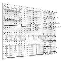 Kit de Painel de Ferramentas Daanxw 91x61 cm Organizador de Parede de Metal Kit de Painel de Ferramentas Daanxw 91x61 cm Organizador de Parede de Metal