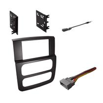 Kit de painel de rádio DIN duplo para Dodge RAM 1500 2500 3500 2002-2005