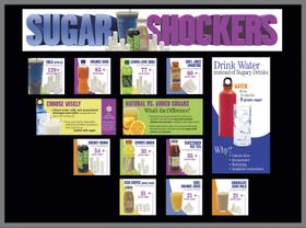 Kit de Painel Educativo Learning Zonexpress Sugar Shockers 16 peças
