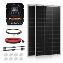 Kit de Painel Solar ECO-WORTHY 200W 12V/24V MPPT Bluetooth Kit de Painel Solar ECO-WORTHY 200W 12V/24V MPPT Bluetooth