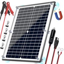 Kit de painel solar POWOXI 20W 12V com controlador MPPT à prova d'água