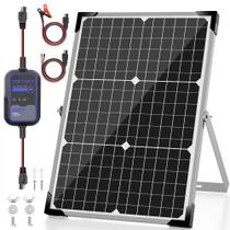Kit de Painel Solar Voltset 30W 12V com Controlador MPPT à Prova d'Água Kit de Painel Solar Voltset 30W 12V com Controlador MPPT à Prova d'Água
