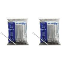 Kit de Palheta plástica para Drink 11cm Mexa Bem 2 Pacotes com 500 unidades