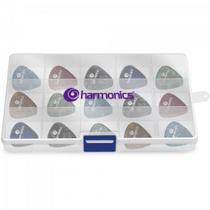 Kit de Palhetas Harmonics Com 200 Unidades